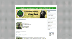 Desktop Screenshot of chstercius.cz